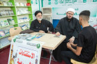 قسم الشؤون الدينية يقدم خدماته التبليغية عبر محطته في الموكب الثقافي العام بمجمع الشيخ الكليني"